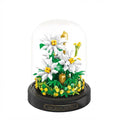 Micro Flower Building Block Set with Display Dome — Daisy - 490 pieces