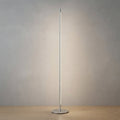 Minimalist Linear LED Floor Lamp with Warm Glow — Silver