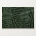 Non-Slip Door Mat with Textured Pattern, Indoor & Outdoor — Green