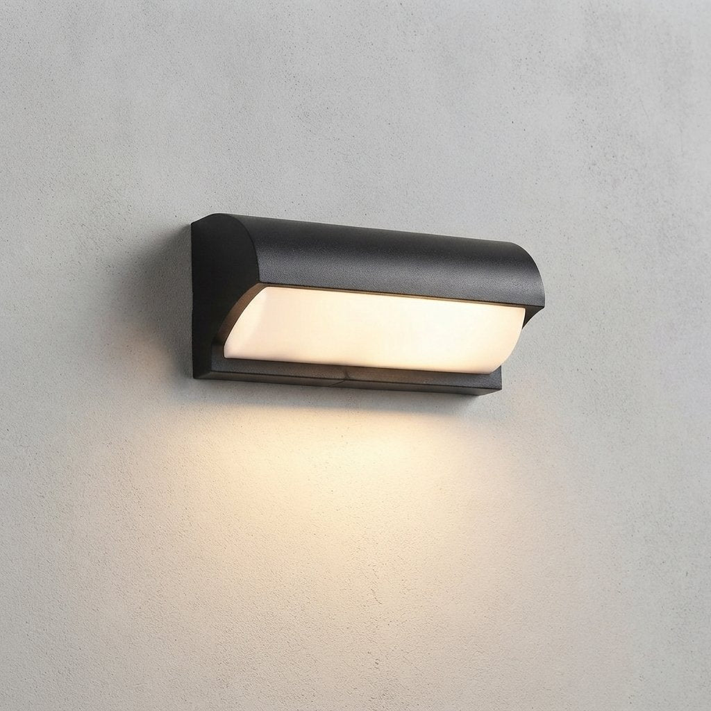 Outdoor LED Wall Light, IP65 Waterproof, Warm White — No Motion Sensor