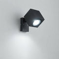 Outdoor Wall Spotlight, Adjustable Aluminium, IP65, 5W LED — Cool White (5500-7000K)