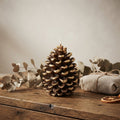 Pine Cone Flameless LED Candle, Warm Flickering Light — Default