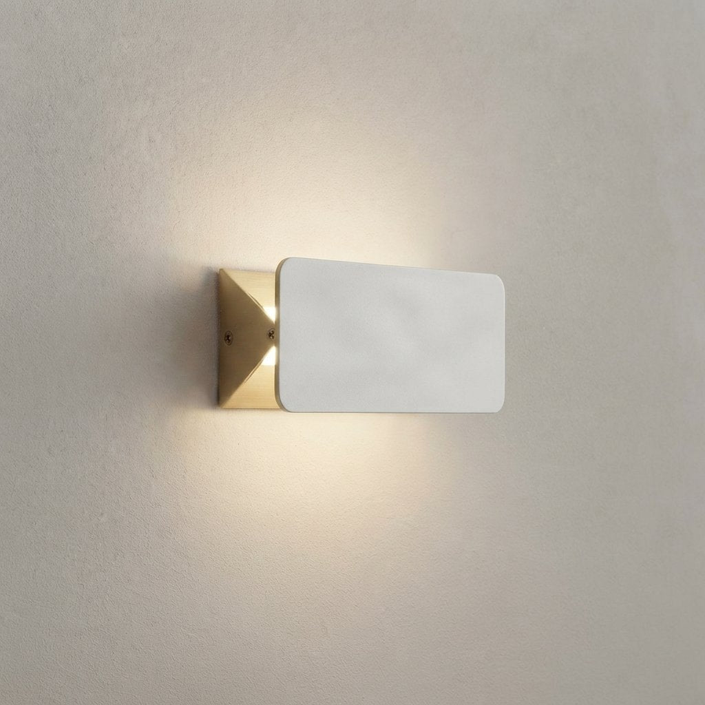 Rotatable LED Wall Light, Metal & Acrylic, Warm or Cool — White