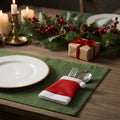 Santa Hat Cutlery Holders for Christmas Table, Set of 10 — Default