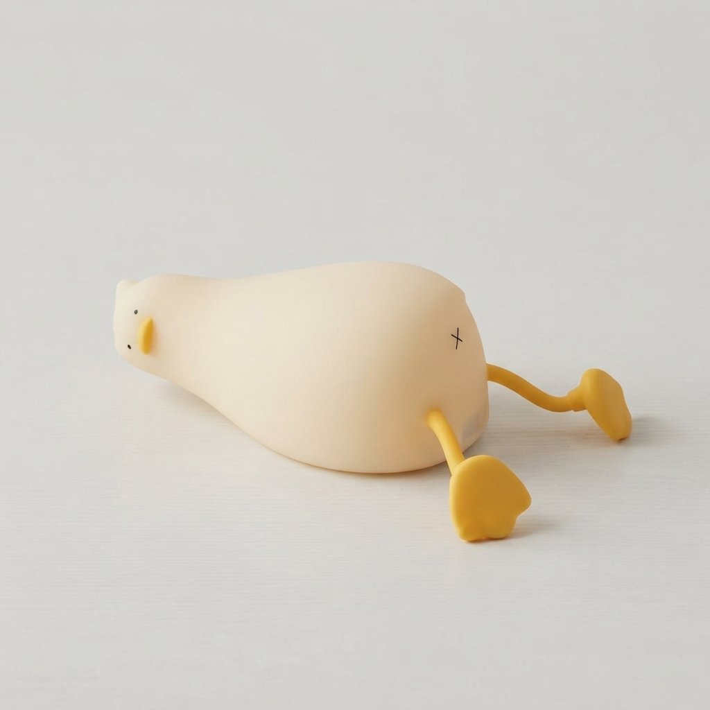 Sleeping Duck Silicone Night Light with Warm Glow — Warm white