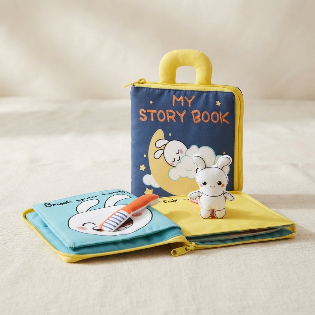 Soft Cloth Activity Book for Babies and Toddlers — Graphics