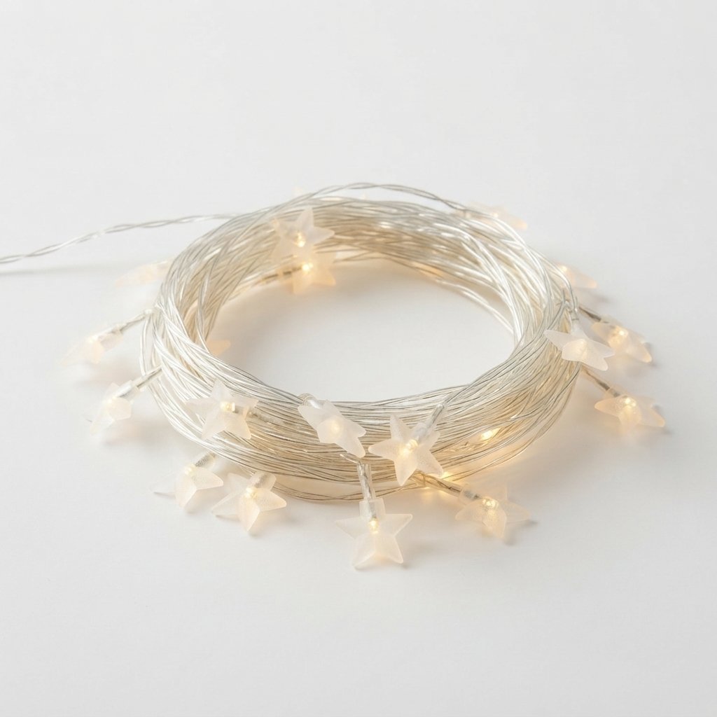 Star String Lights for Kids' Rooms, Battery Powered — 1.5 m