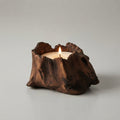 Tree Hollow Candle Holder in Textured Cement — Hearth Hollow