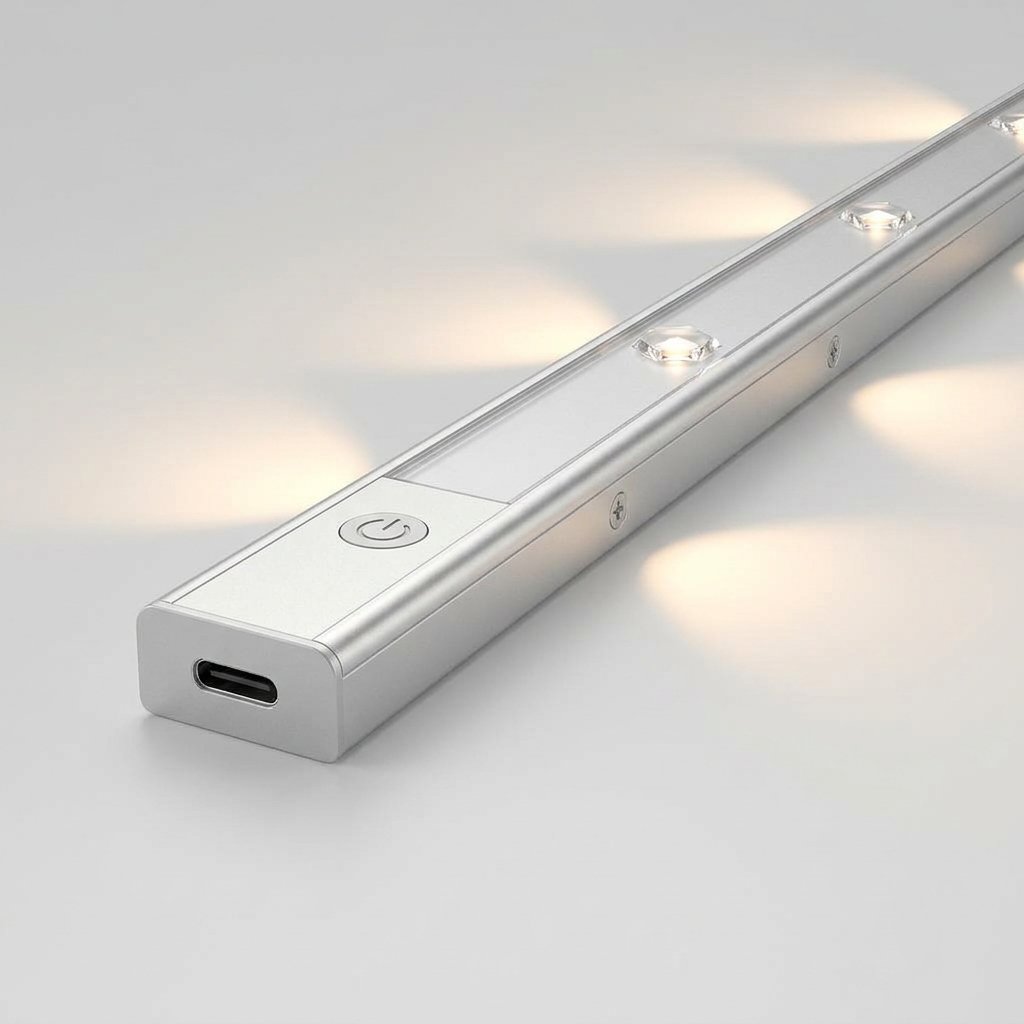 Wireless LED Cabinet Light with Motion Sensor, USB-C — 30 cm (11.8")