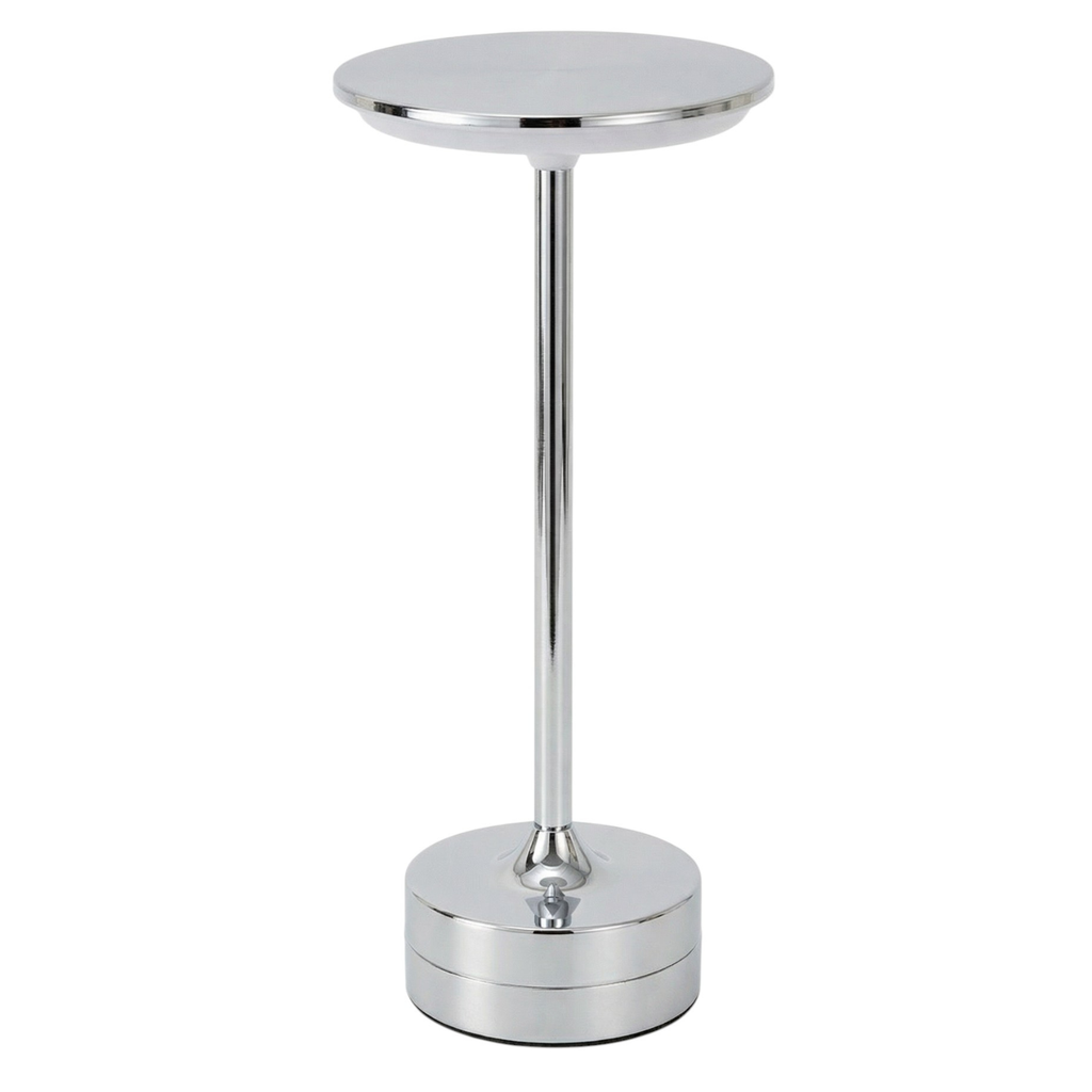 ChromeAura Cordless Touch Rechargeable LED Table Lamp