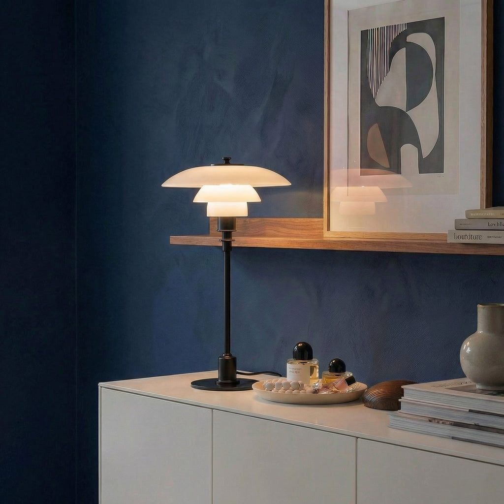 Nordica Halo Scandinavian Glass Table Light