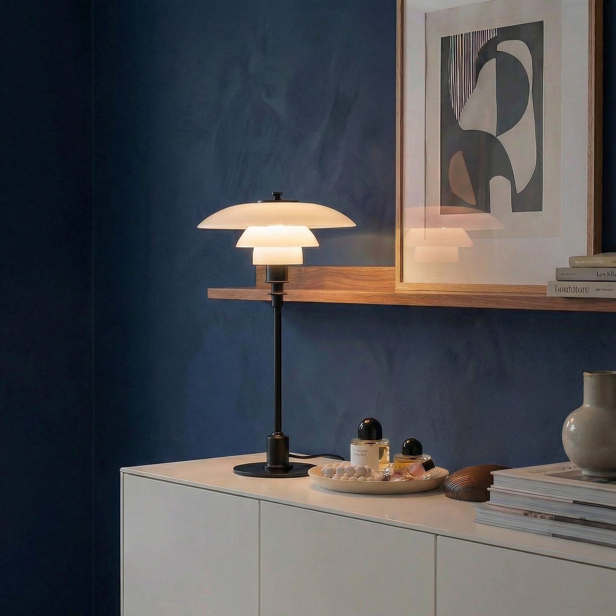 Nordica Halo Scandinavian Glass Table Light