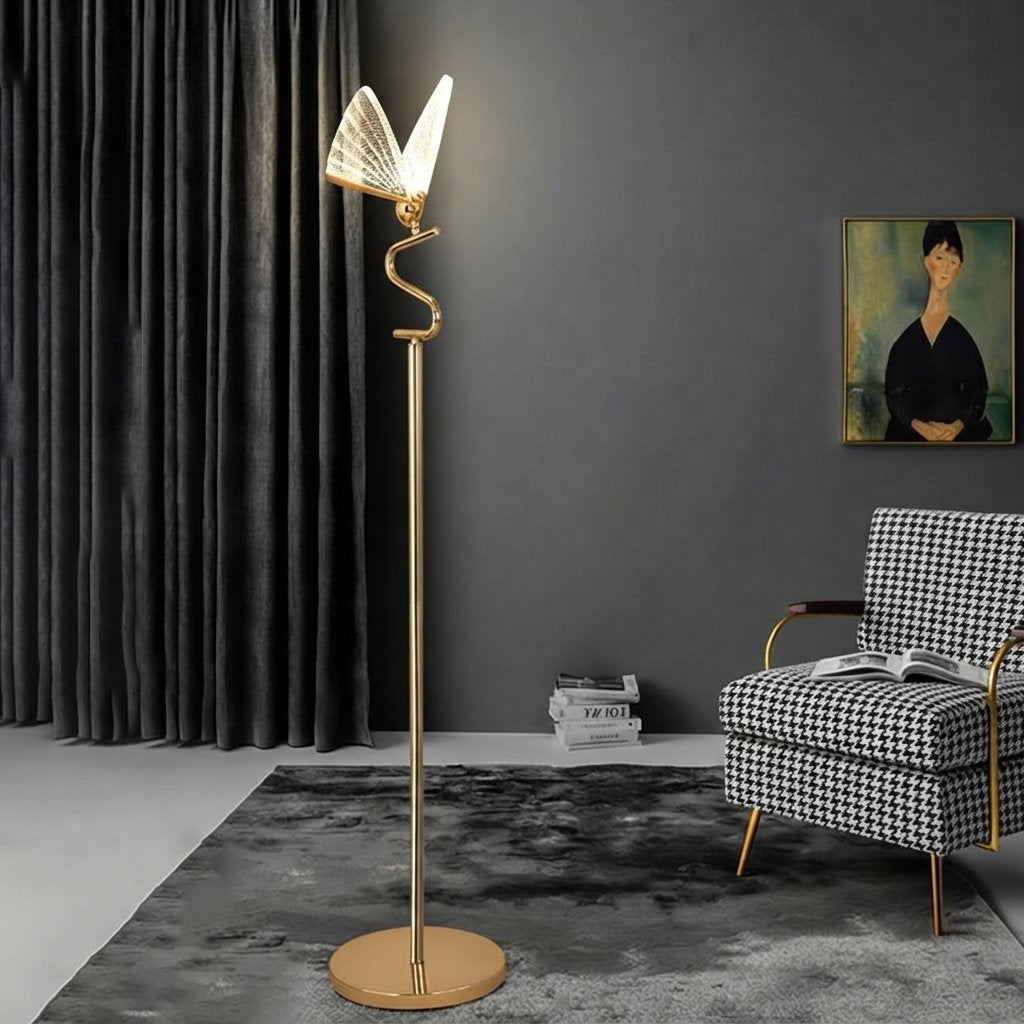 Butterfly LED Pendant, Floor, Table & Wall Lamp — Floor Lamp