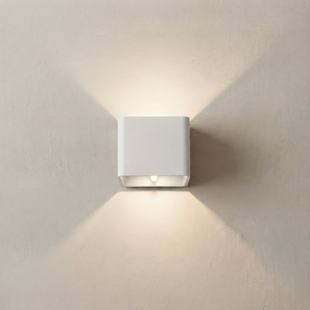 LED Wall Light, Rechargeable Battery, Dimmable Touch — White