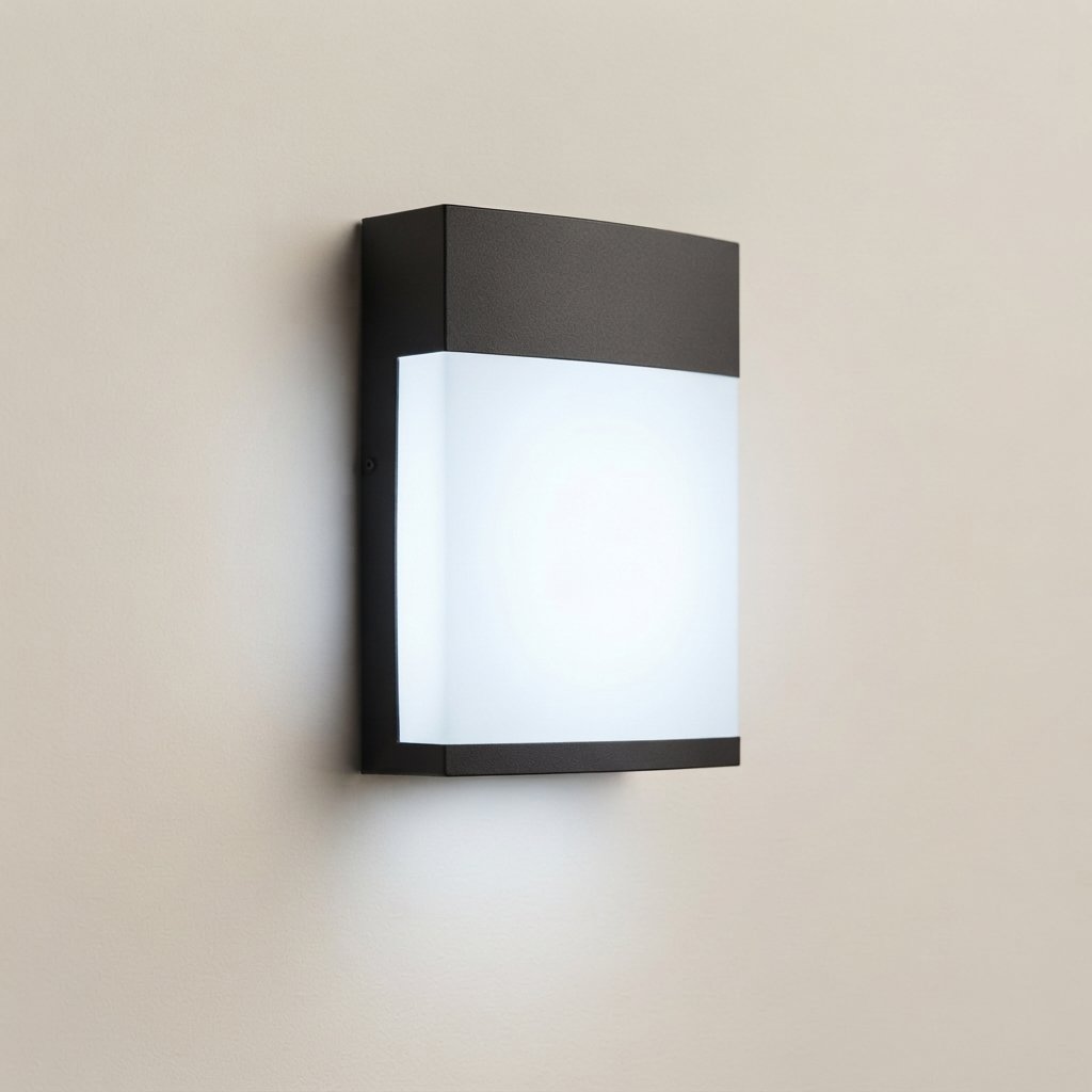 Outdoor LED Wall Light, IP65 Weatherproof, 10W — Cool White