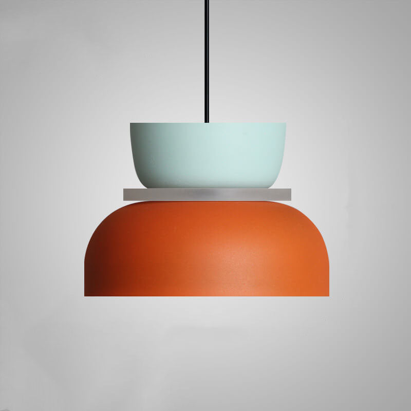 Macaron Acrylic Dome Pendant Light LED E27 12W