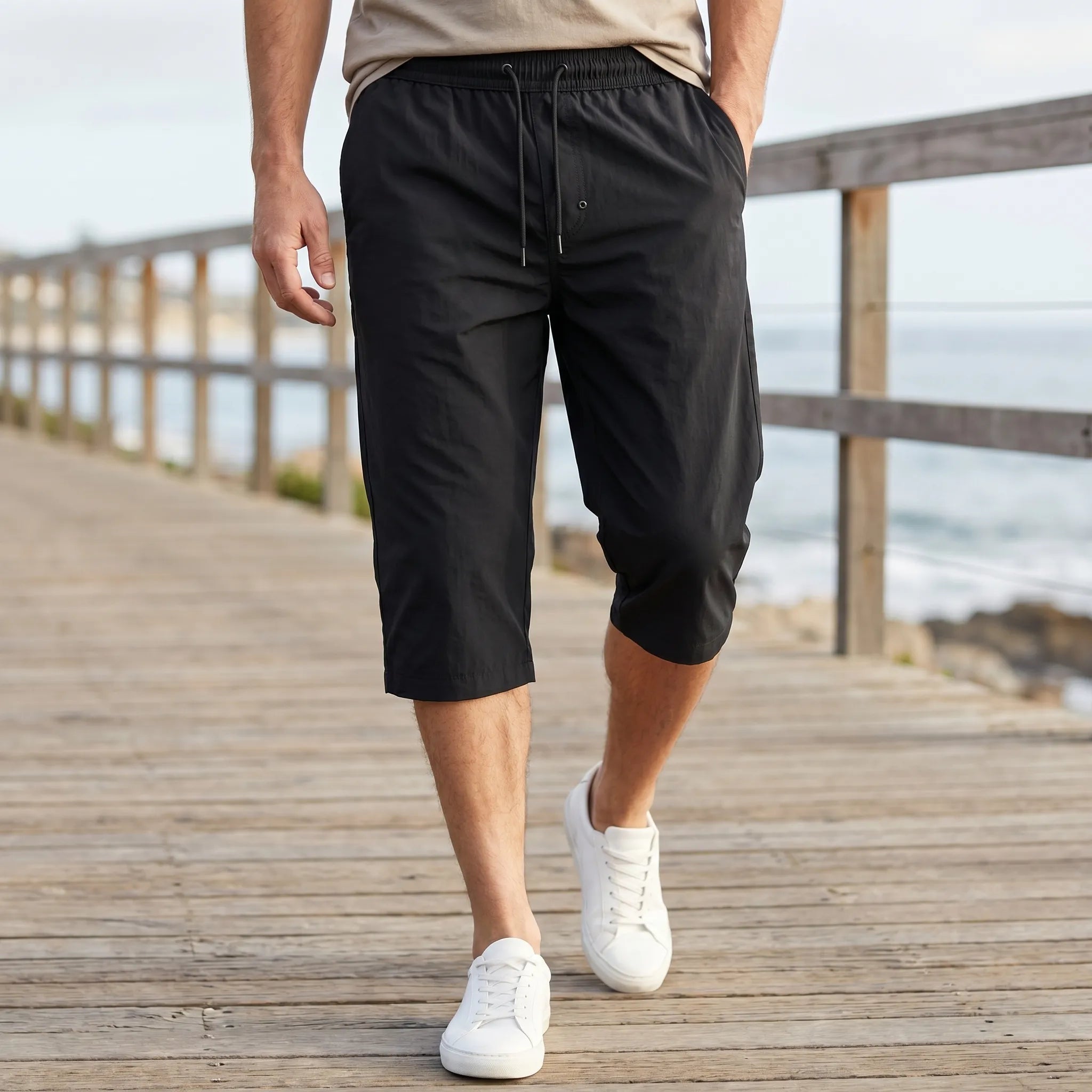 Solbreeze™ -  Casual 3/4 summer Shorts -  Beach Holidays