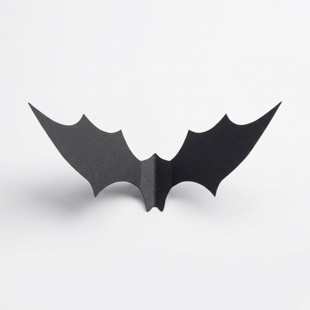 3D Foldable Bat Wall Stickers for Halloween Decoration – Peel and Stick, Reusable, Indoor Use — 28 pcs (Black Bat)