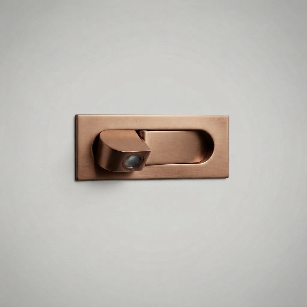 Adjustable LED Wall Reading Light with 3 Colour Temperatures — Copper