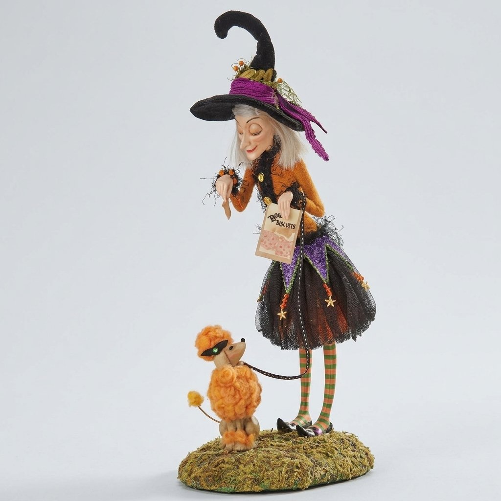 Halloween Witch Figurine – Decorative Indoor Character Figure — Belinda