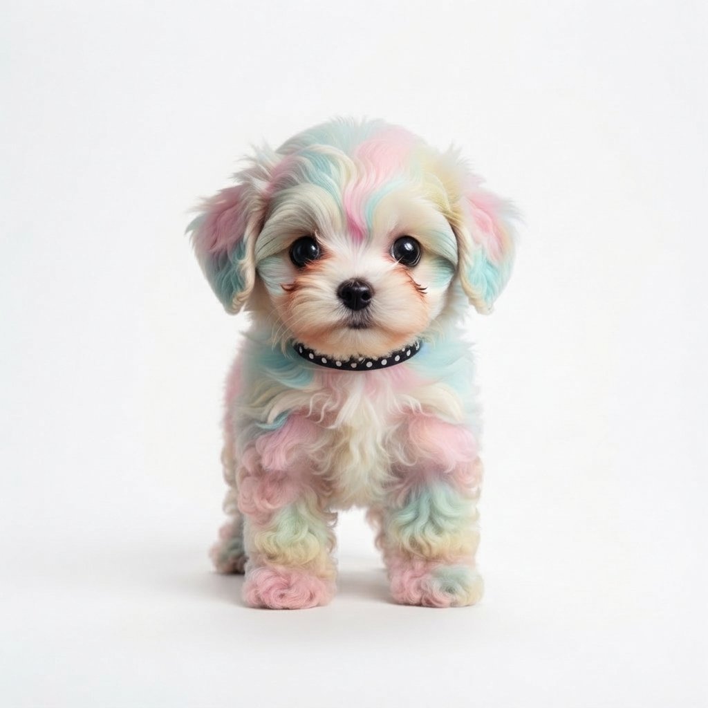 Interactive Plush Puppy Toy with Sound and Movement — Multicolour