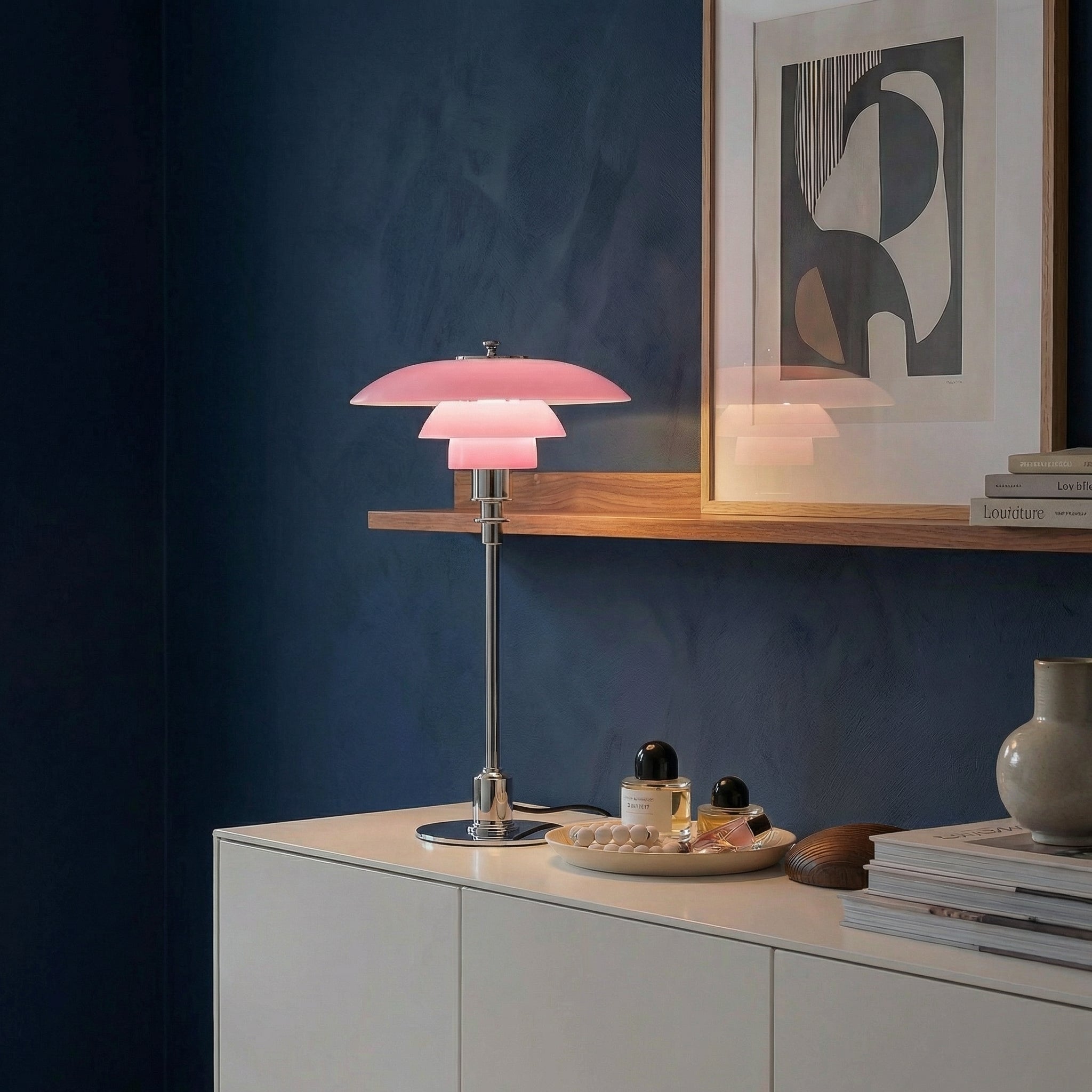 Nordica Halo Scandinavian Glass Table Light