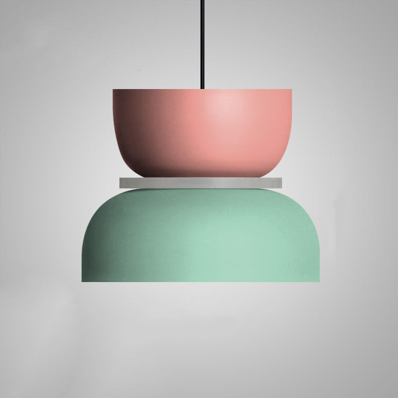 Macaron Acrylic Dome Pendant Light LED E27 12W