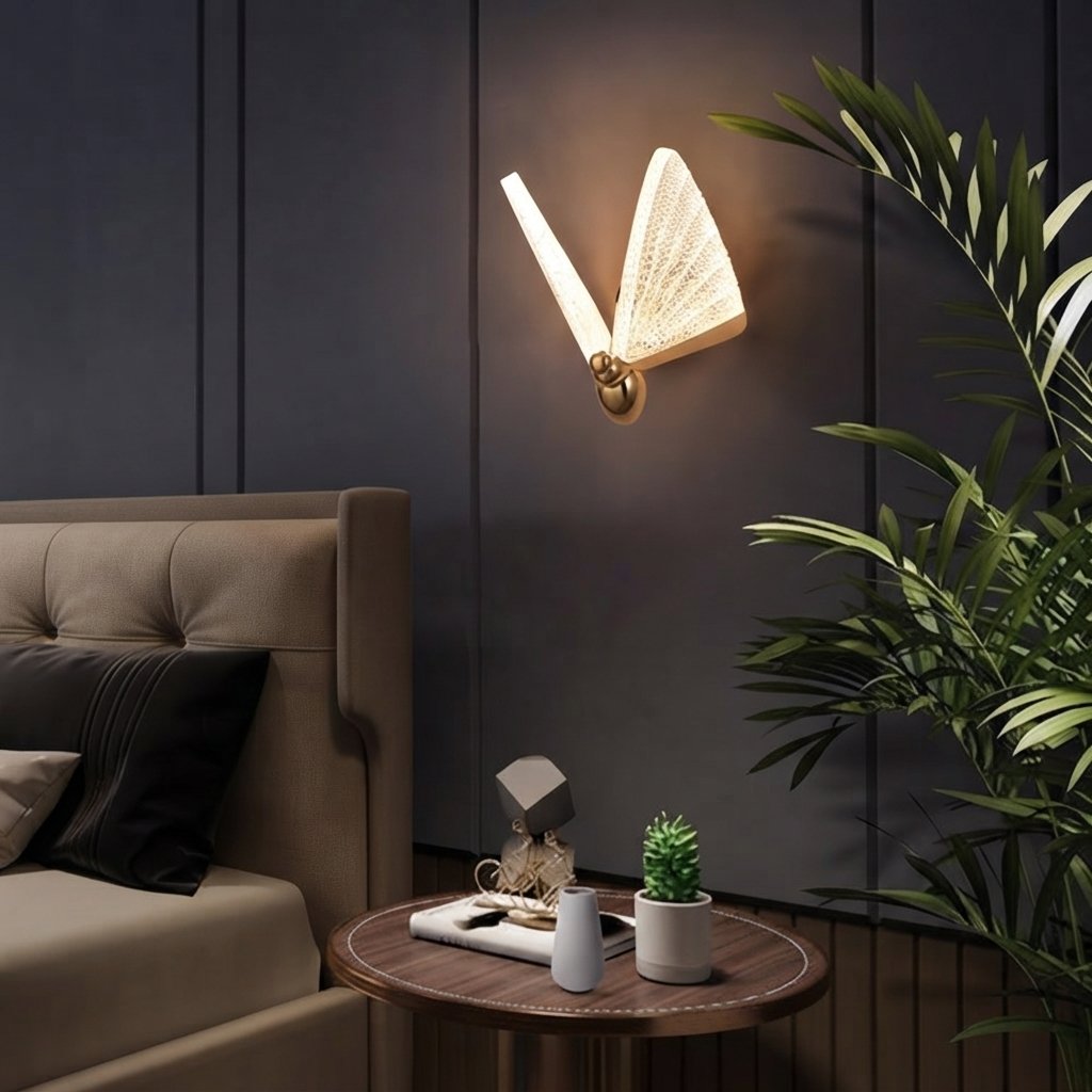 Butterfly LED Pendant, Floor, Table & Wall Lamp — Wall Lamp
