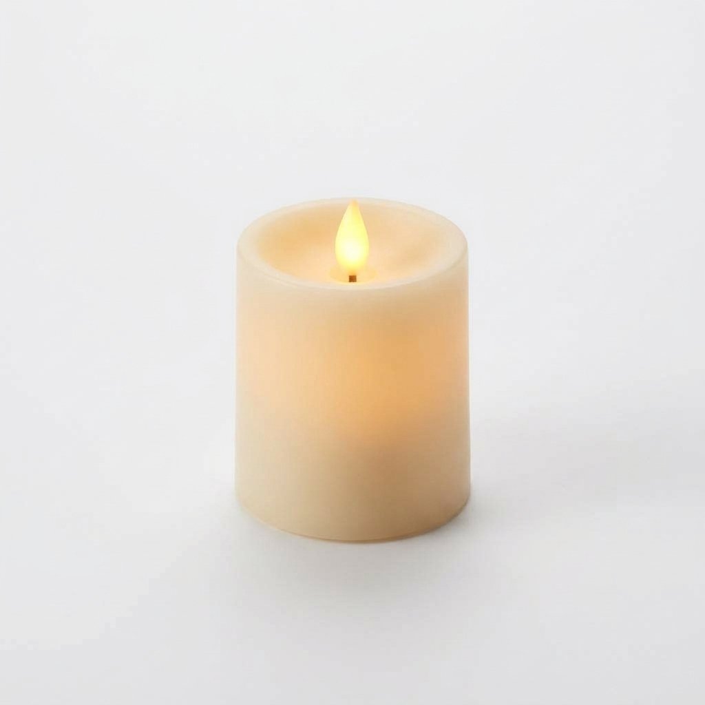 Flickering LED Flameless Candles, Battery Operated Tealights and Pillar Candles for Indoor Decoration and Parties — Colour Changing