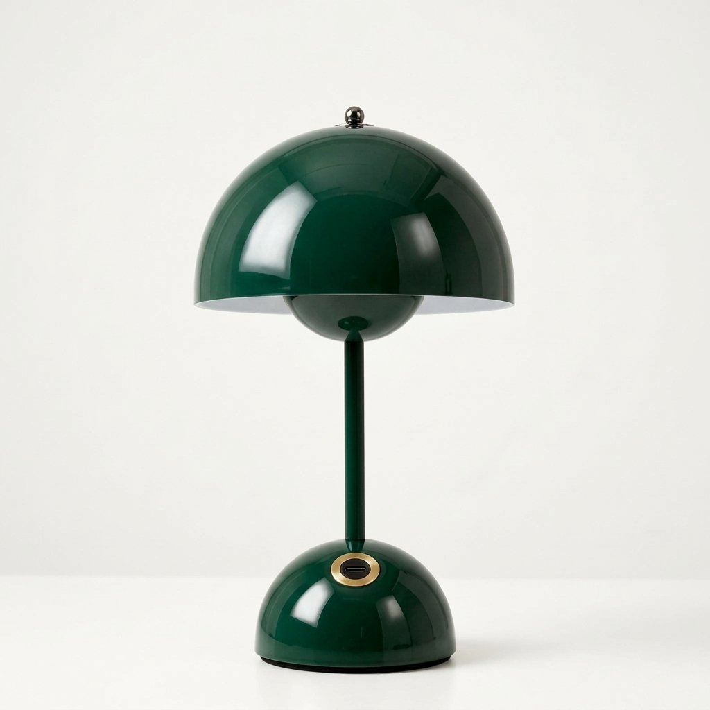 Wireless Dimmable Table Lamp with Touch Control — Green