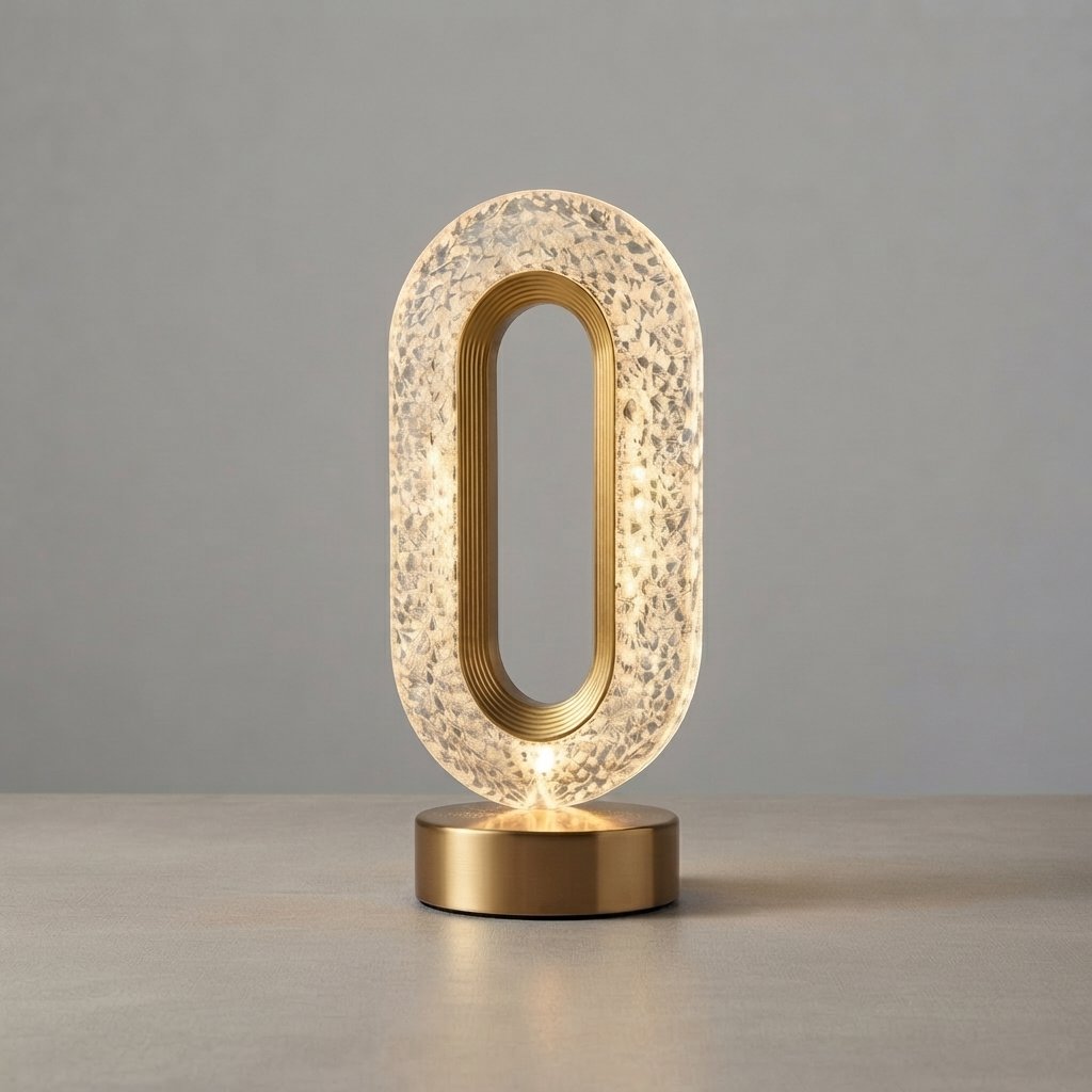 Crystal LED Night Light with Touch Dimming, USB Rechargeable — Track