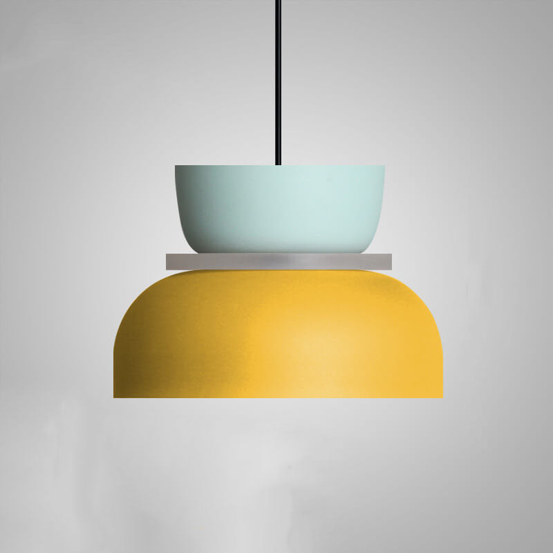 Macaron Acrylic Dome Pendant Light LED E27 12W