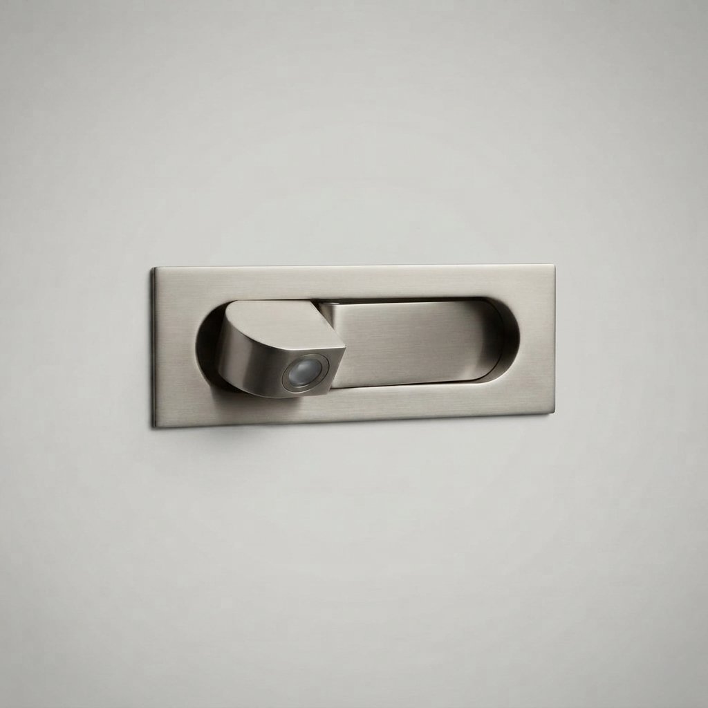 Adjustable LED Wall Reading Light with 3 Colour Temperatures — Nickel