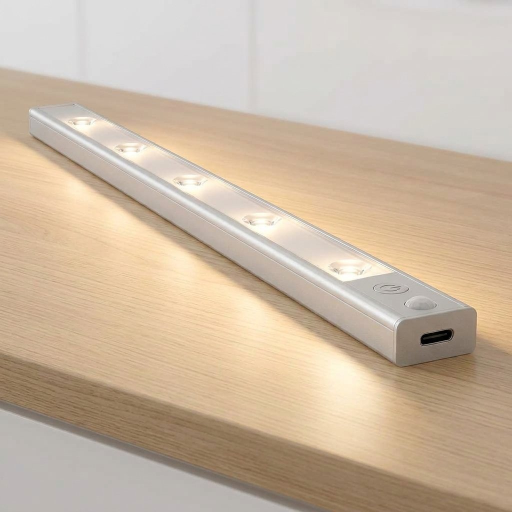 Wireless LED Cabinet Light with Motion Sensor, USB-C — 100 cm (39.4")