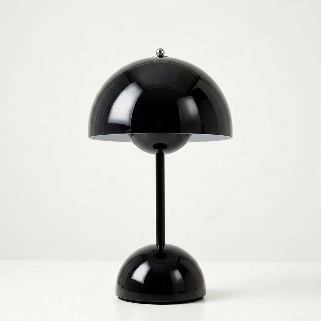 Wireless Dimmable Table Lamp with Touch Control — Black