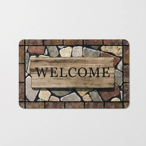 Adooro™ -  Decorative Indoor Entrance Mat -  Welcoming Arriving Guests