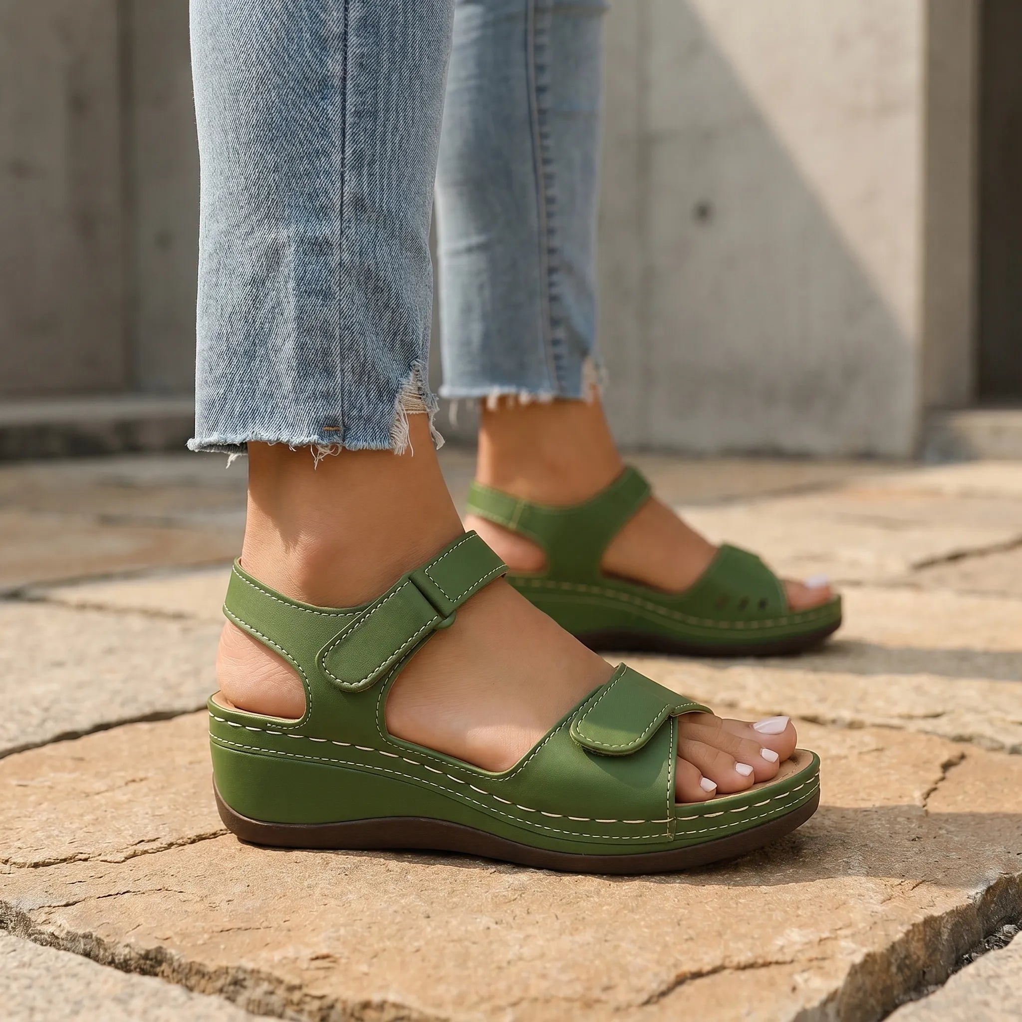 Aerawalk™ -  Orthopaedic Wedge Sandals -  Extended Daily Walking