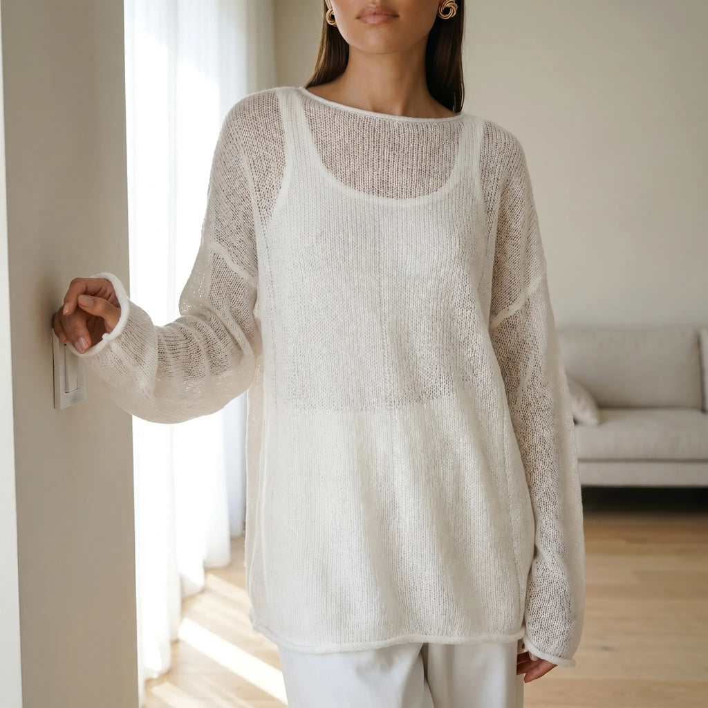 Aerilys™ -  Sheer Long-Sleeved Top -  Daytime Layering