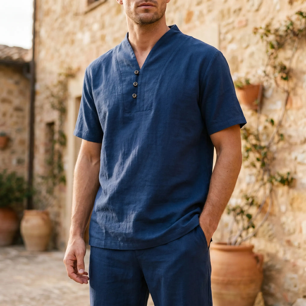 Aerisense™ -  Men's Two-Piece Lounge Set -  Summer Lounging