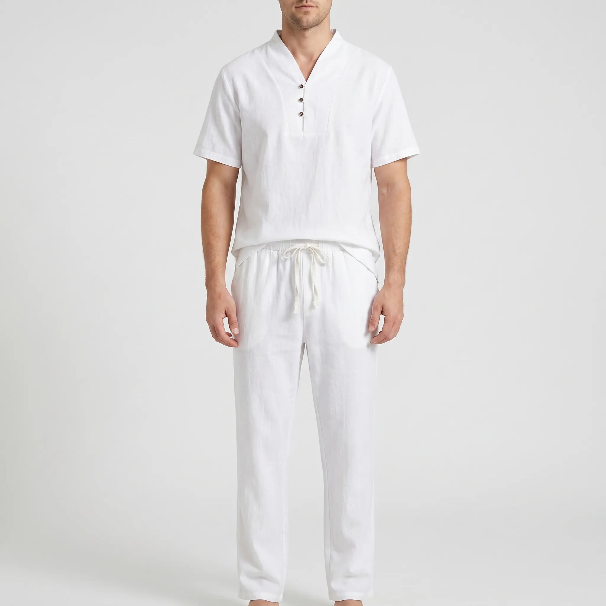 Aerisense™ -  Men's Two-Piece Lounge Set -  Summer Lounging