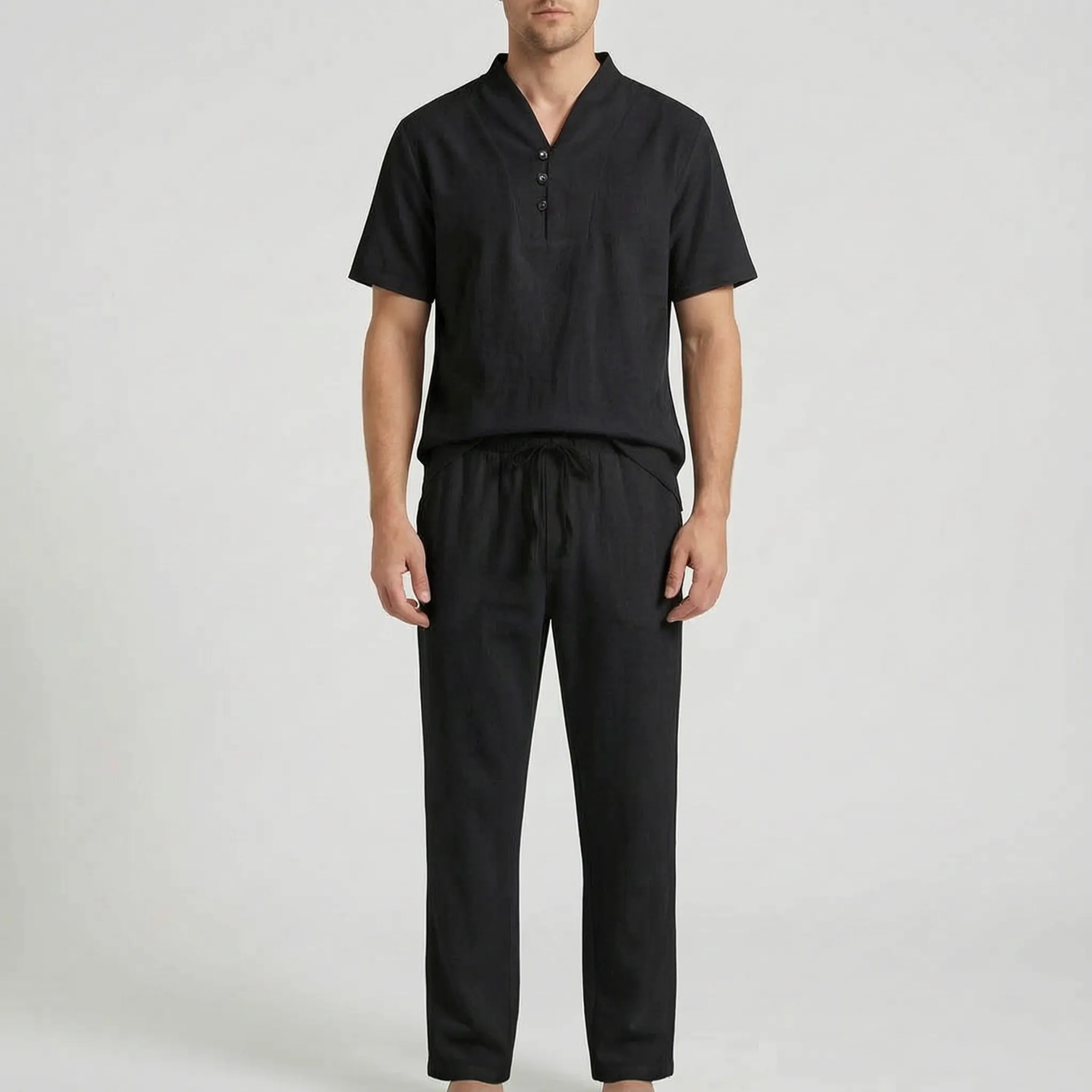 Aerisense™ -  Men's Two-Piece Lounge Set -  Summer Lounging