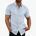 Aerloom™ -  Men's Short-Sleeve Casual Shirt -  Smart-Casual Dressing