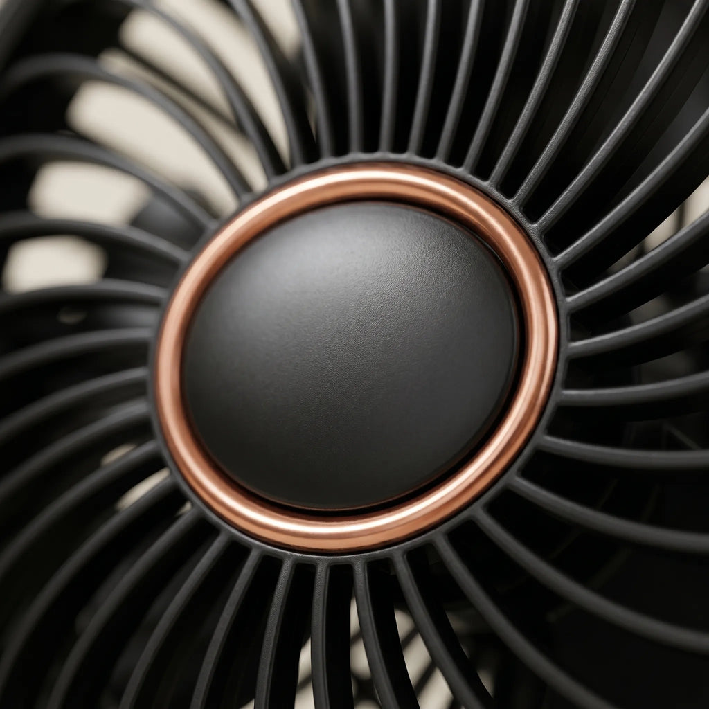 Aerocast™ -  Portable Rechargeable Clip Fan -  Cooling Personal Workspaces