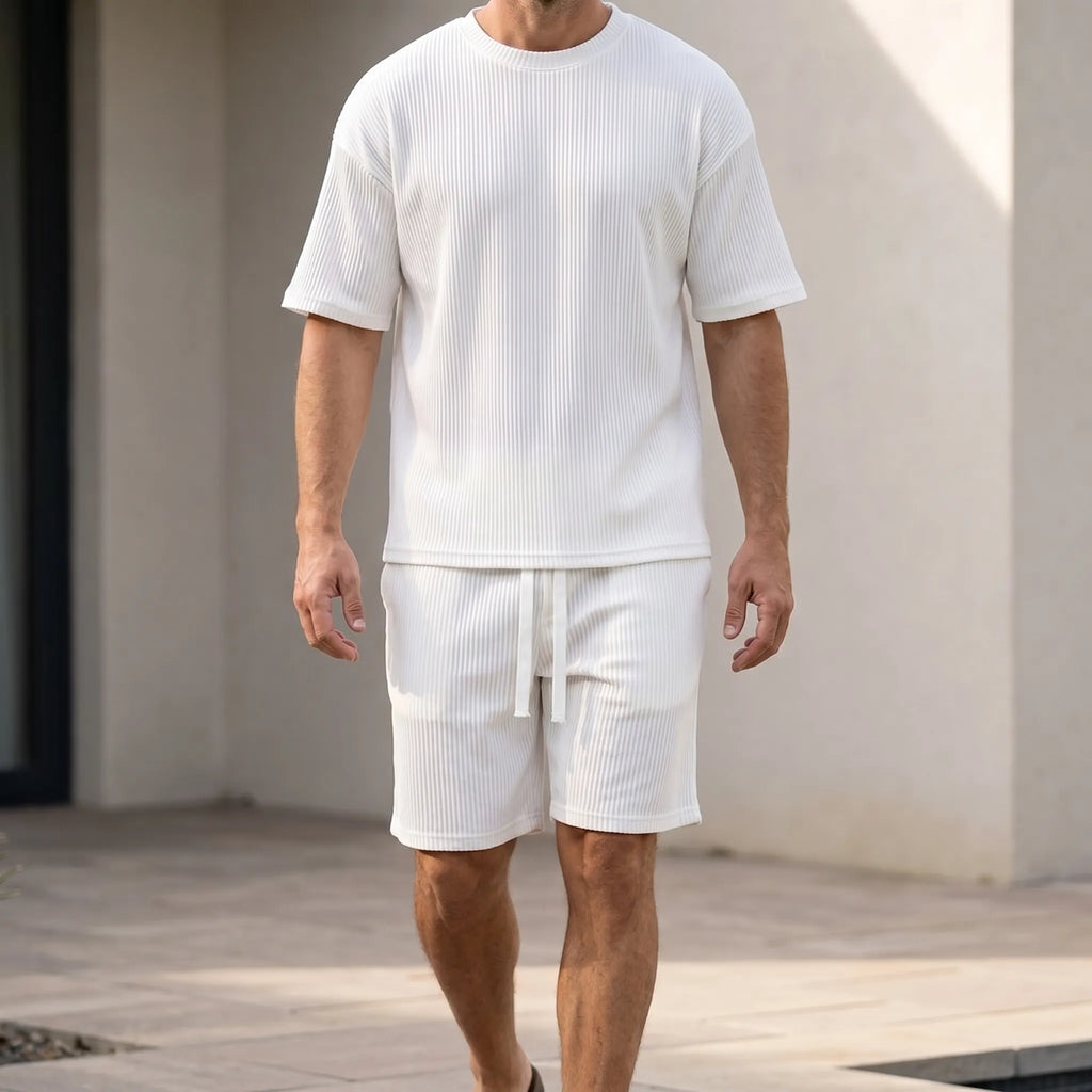 Aerocord™ -  Men's Ribbed Summer Set -  Casual Weekend Wear