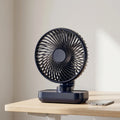 Aerovox™ -  Rechargeable Oscillating Desk Fan -  Cooling Office Spaces