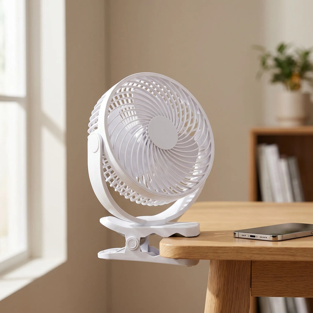 Aeroze™ -  Compact USB Clip Fan -  Targeted Personal Cooling