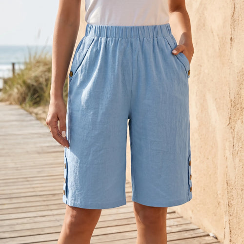 Aerozi™ -  Casual Elasticated Bermuda Shorts -  Everyday Casual Wear