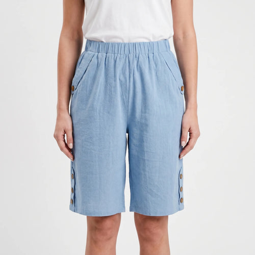 Aerozi™ -  Casual Elasticated Bermuda Shorts -  Everyday Casual Wear