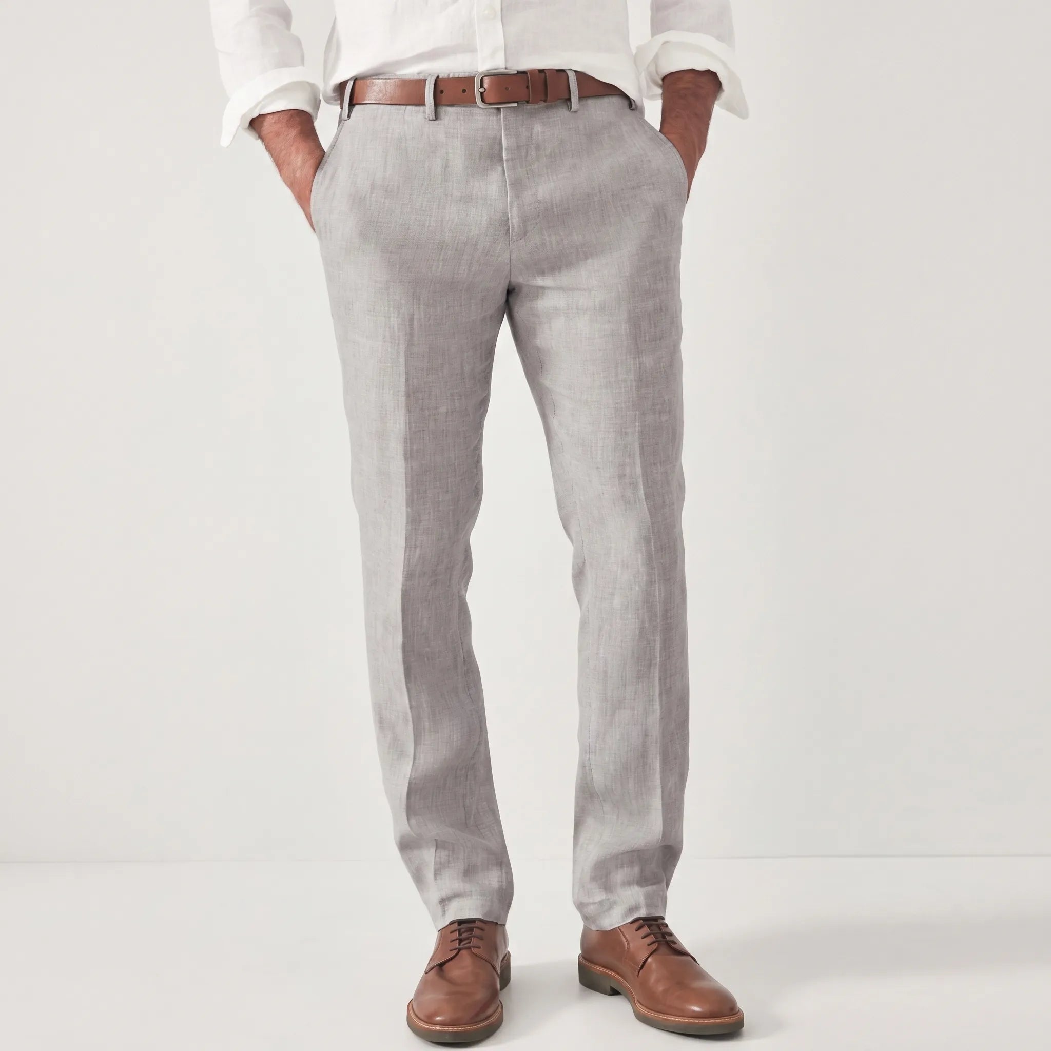 Aertrum™ -  Men's Straight Fit Trousers -  Warm Weather Wear