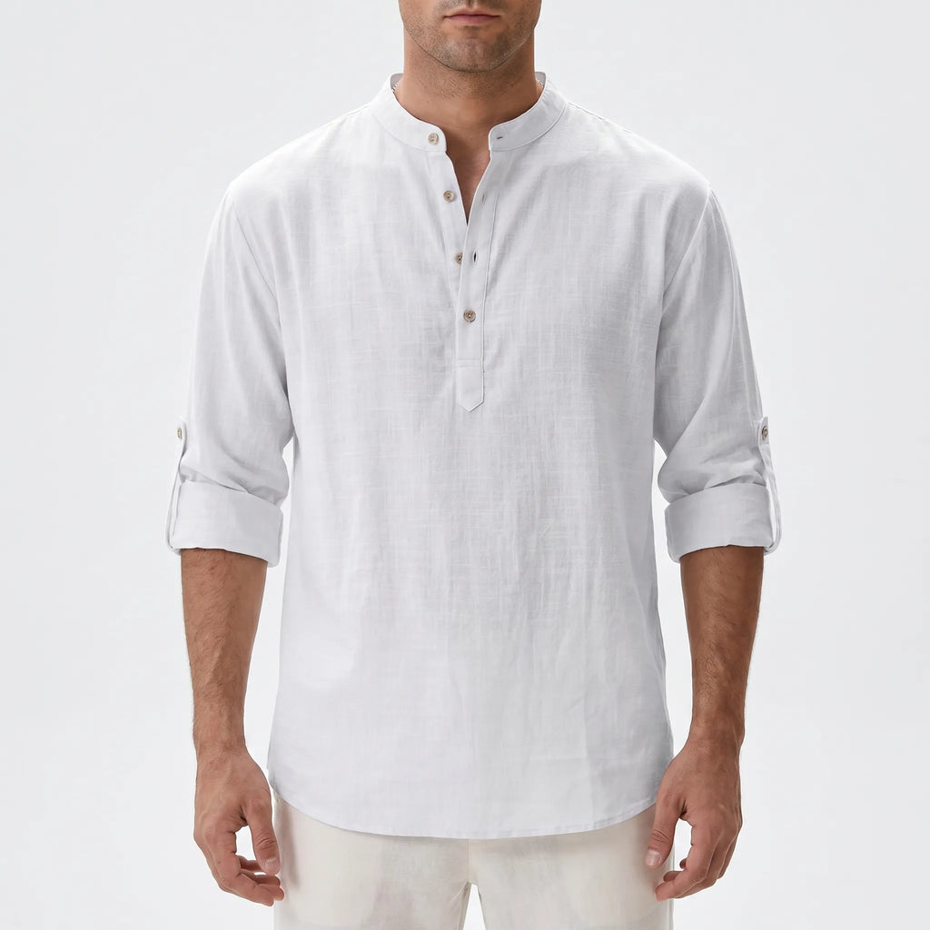 Airlen™ -  Men's Casual Long-Sleeve Henley Shirt -  Casual Everyday Wear